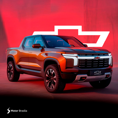 Chevrolet Pickup Concept, IA 3d brasil brasília car design carros chevrolet chevrolet design design gm gmc ia illustration off road picapes render sketch