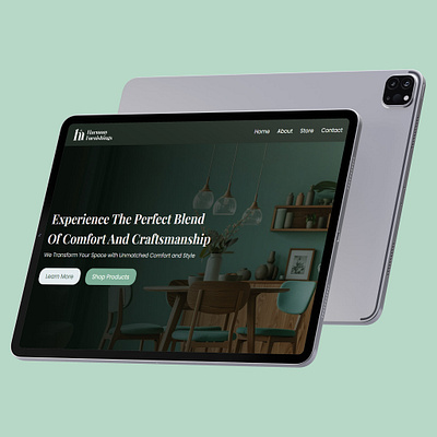 Furniture UI Design app design furniture landing page mobile design responsive ui web