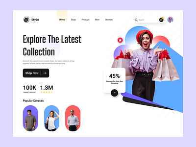 Fashion Website Design Concept fashion ui fashion web design fashion website figma design mobile app ui ui design ui design trends uiux design user interface user research ux ux design ux research website design