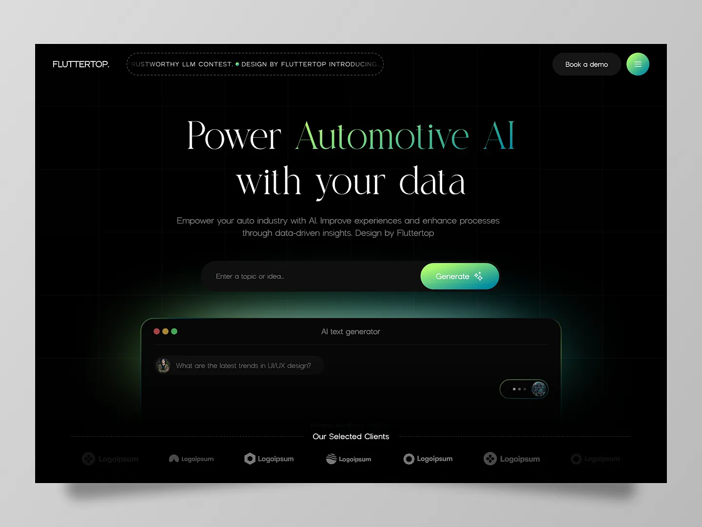 Innovative Automotive Website Design: Harnessing AI for Enhanced User Experience