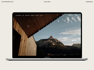 Haus Aerli | Webdesign & Development hospitality tourism web development webdesign