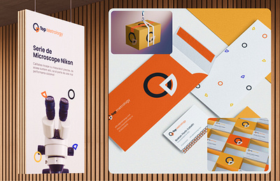 Top Metrology Branding branding graphic design identity logo website