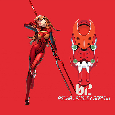 Asuka Langley Soryuu - Sculpting and Texturing 3d 3dtexturing characterart evangelion sculpting