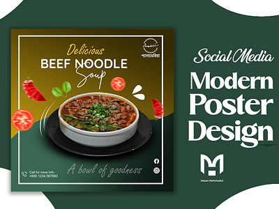 Social Media design for Restaurant Food banner design branding design flat design flyer design food design graphic design poster design restauran food menu social media design social media post