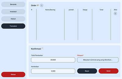 Point Of Sales ui