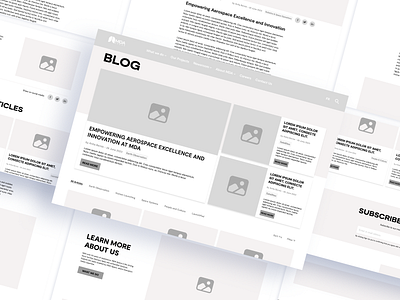 Lo-fi Wireframes blog low fidelity wireframes