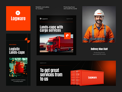 Logistic Branding Design branding branding design cargo branding creative branding design creative design delivery services website fly logistic logo shipping shipping branding track transfort ui uiux design