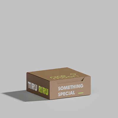 TIRU RIRU 3d blender branding isometric