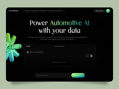 AI Website Design for Automotives ai web design ai website ai website design artificial intelligence automobile car app car landing page cars control eps fluttertop machine learning map navigation ps remote vehicle web design website concept website design