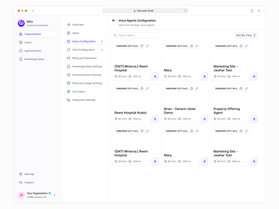 Voice AI Agents - SAAS ai saas app design branding design illustration investment logo minimal mobile ui saas app saas design ui uiux uxdesign web app design