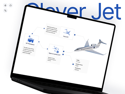 CleverJet NFT. Website Design crypto design nft ui uiux ux web webdesign