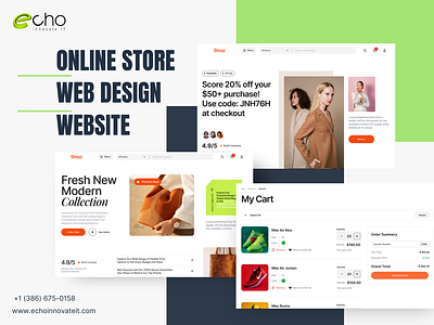 online store web design website design