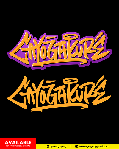 Simple Graffiti Logo graffiti graffiti design graffiti font graffiti logo graffiti packaging lettering lettering logo typography