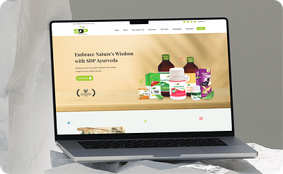 SDP Ayurveda - Web design appdesign branding design designinspiration dribbblers graphic design icon logo typography ui uidesigner uitrends uiux userinterface ux uxdesigner web website