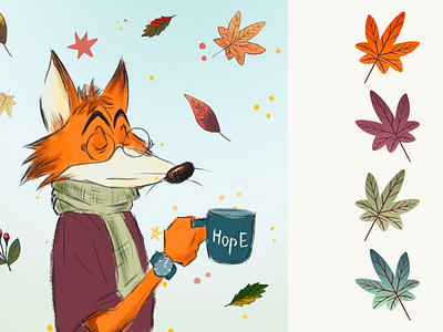 ILLUSTRATION CHARACTER DESIGN autumn illustration characters