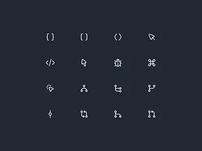 Development icons cute development icon icon library icon pack icon set mingcute