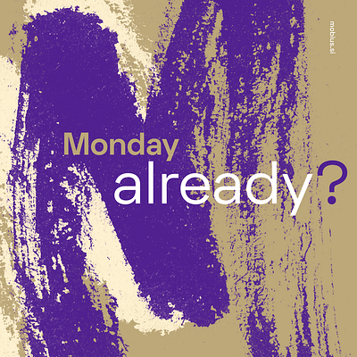 Hello Friday! ... Monday already? graphic design illustration limited color palette typography