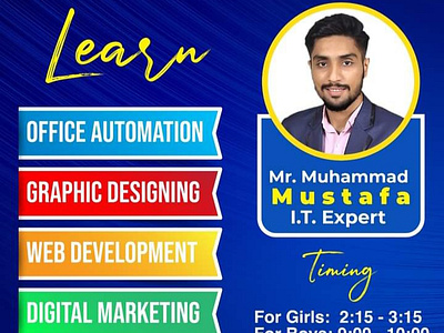 Academy of excellence (Sir Mustafa) I T instructor post academy of excellence aptech arena multiple computer class computer courses computer instructor graphic designing hme house of modern techno it courses it instructor kharadar lyari microsoft office moosa lane muhammad mustafa mustafa sir mustafa web development world learning