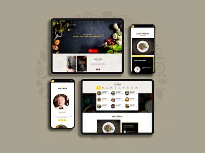 Here's what we have for restaurant website. branding creative design design inspiration food blog foodie website illustration online booking responsive design restaurant website ui design user experience ux design visual design web design web development website design