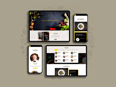 Here's what we have for restaurant website. branding creative design design inspiration food blog foodie website illustration online booking responsive design restaurant website ui design user experience ux design visual design web design web development website design