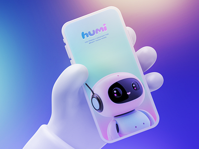 humi - The Cutest AI Assistant Ever ai art brand branding design graphic design illustration mockup product design ui ui design vector