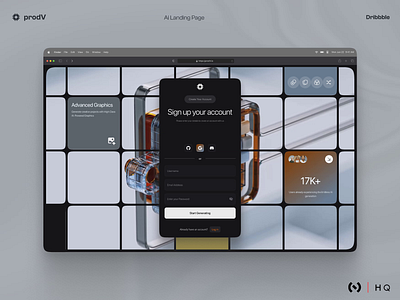 AI Landing Page ai animation branding dribbble shot hero inspiration interface design landing cover landing page new noteworthy onboarding product design ui ux web design webapp