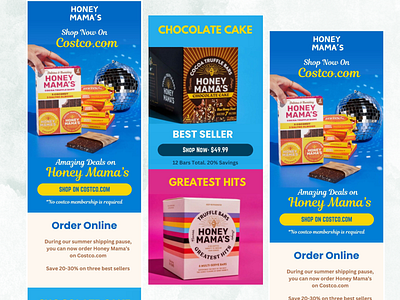 Honey Mama's - Email Design/Template/Newsletter email email automation email campaign email design email marketing email newsletter email template graphic design marketing