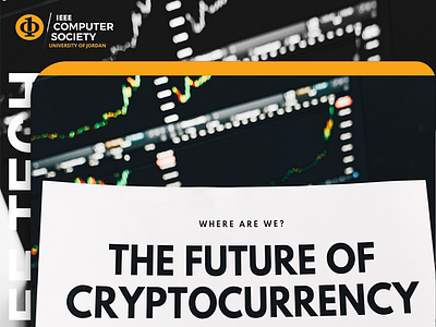 IEEE CS Instagram Post - Cryptocurrency graphic design