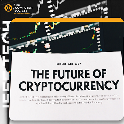 IEEE CS Instagram Post - Cryptocurrency graphic design