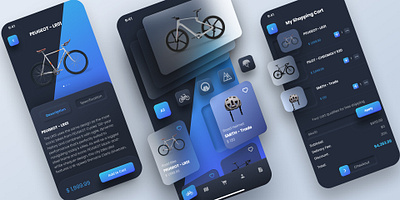 Online Bike Shopping App ui