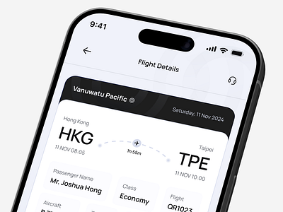 GoFlight — Boarding Pass Details 🛫 adventure airline airplane app design boarding boarding pass booking booking app flight flight details fly mobile mobile design reservation ticket travel app traveling ui ui design ux