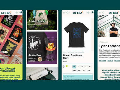 Redesigning Mobile Experience ✦ DFTBA design design agency dftba ecommerce markeplace design redesign shopify agency shopify design shopify development shopify redesign ui