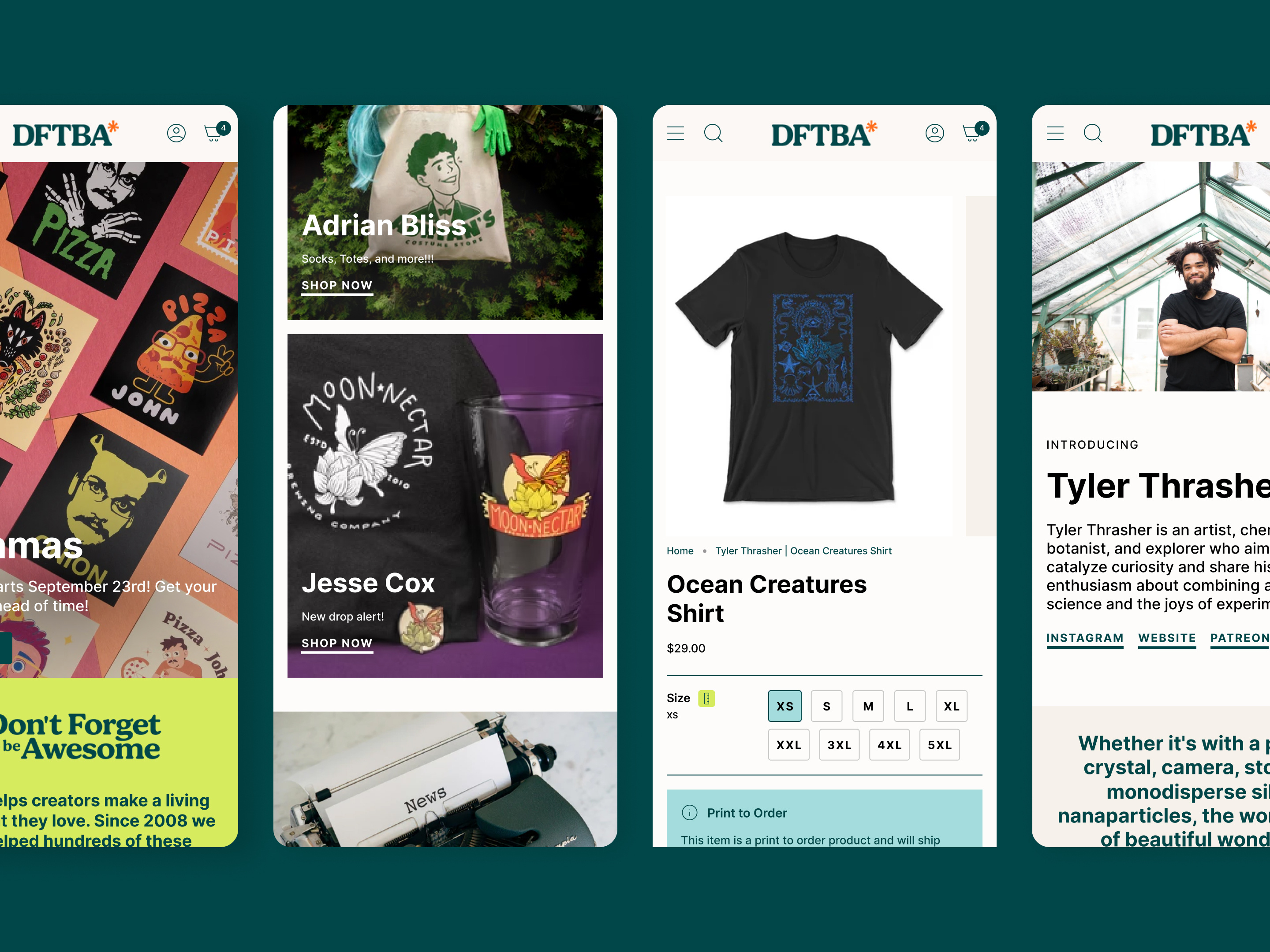 Example of Shopify Site + Brand Refresh (Apparel)