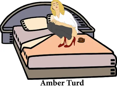 💩💩Amber Turd💩💩 2d character adobe illustrator adobe photoshop cartoon digital art graphic design illistration toon vector art