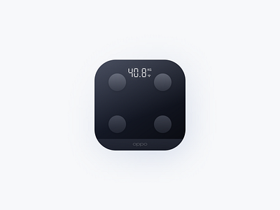 Weight scale icon animation app branding design graphic design icon ios logo motion graphics ui ux weight scale