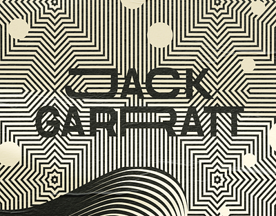 Jack Garratt — Detail from poster art director design english musician festival france graphic design hypnose hypnotized illustration jack garratt laurène calvez lines music optical art paris poster rock en seine singer typography