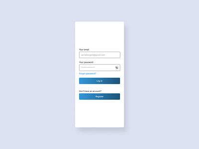 UI Design Challenge: Simple Login Screen app ui design challenge figma interaction designer login screen ui ui design uiux