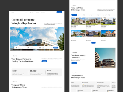 OMUL - Real Estate Landing Page landing page product design real estate ui design ui ux ui ux design web design