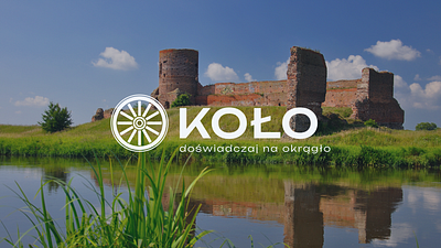 KOŁO. DOŚWIADCZAJ NA OKRĄGŁO! brand city logo vector