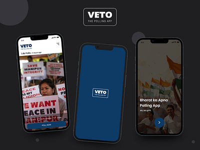 Mobile App Design for a Popular Polling Platform mobile app ui mobile design responsive design