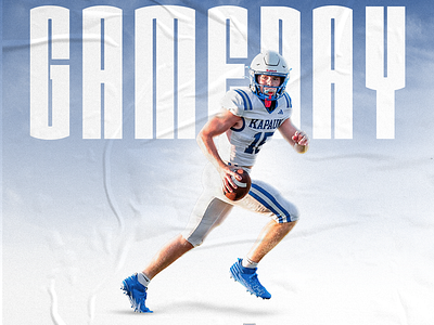 Kapaun 2024 Gameday 1 Graphic american catholic design edit football friday gameday kapaun poster