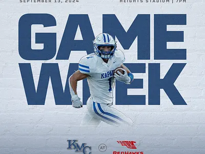 Kapaun 2024 Gameday 2 Graphic america edit football game week gameday kapaun poster
