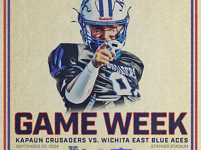 Kapaun 2024 Gameday 3 Graphic america edit football gameday graphic design kapaun sam uncle sam