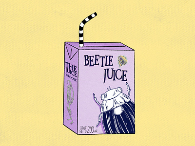 Beetlejuice adobe fresco art beetlejuice design digital illustration drawing fan art illustration ilustracion ilustracion digital movie photoshop procreate tim burton