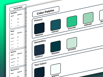 Design System color design structure system typography