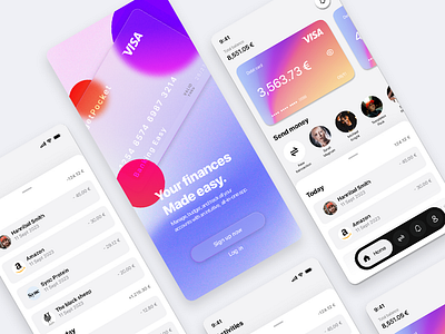 Mobile Banking App banking crypto finance management mobile app mobile design ui ux
