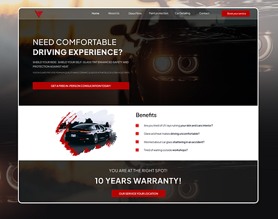 Car accessories App ui ux design web design