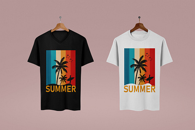 Summer Surfing T-shirt Design | Summer Betch T-shirt Design app branding design graphic design illustration logo summer summer t shirt design typography typography t shirt desing ui ux vector