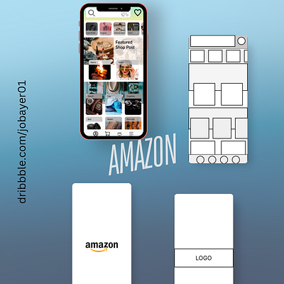 Amazon Home Page (Practice) designpractice learningjourney mobileapp ui uxdesign