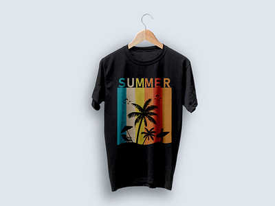 Summer Betch T-shirt Design 3d animation branding graphic design logo motion graphics summer betch t shirt design summer t shirt desing t shirt desing ui